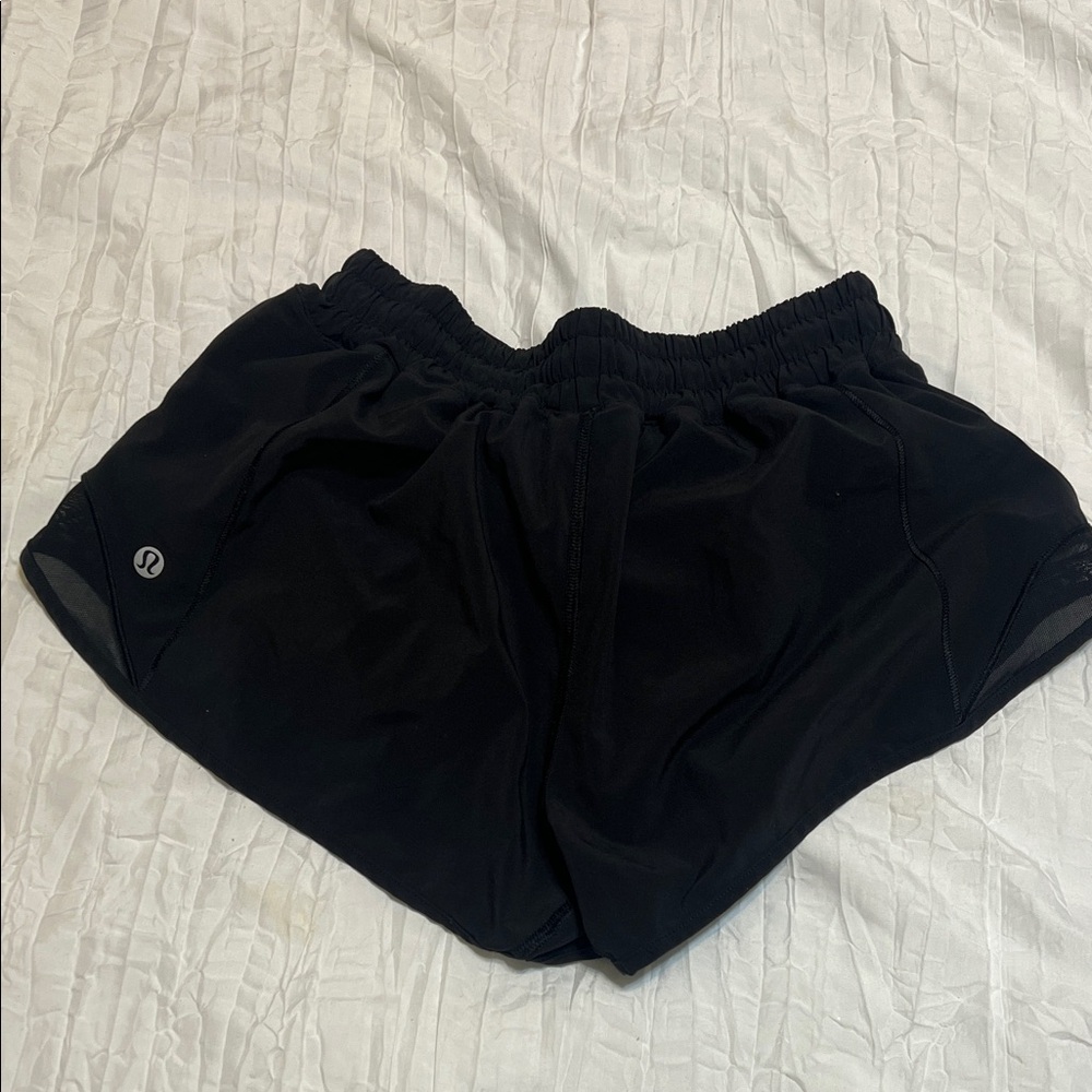 Almost new lululemon athletica Women's Jet Black Athletic Shorts